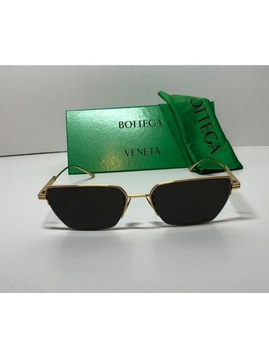 Bottega Veneta BV1107s 004 Gold Frame Sunglasses with Green Case main image 6